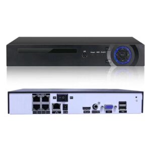 NVR 4CH Resolução máxima 5MP por canal, HDMI & VGA