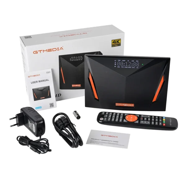 GTMEDIA V8 UHD 4K TV Box com leitor de cartão inteligente, WiFi - Image 4