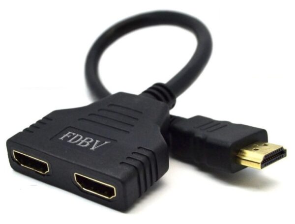 Divisor HDMI, macho 1080p para HDMI Duplo Fêmea HDMI - Image 3