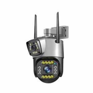 Câmera CCTV V380, 3,5 polegadas PTZ, 4MP Preto Segurança IP S/Fio Dual WiFi