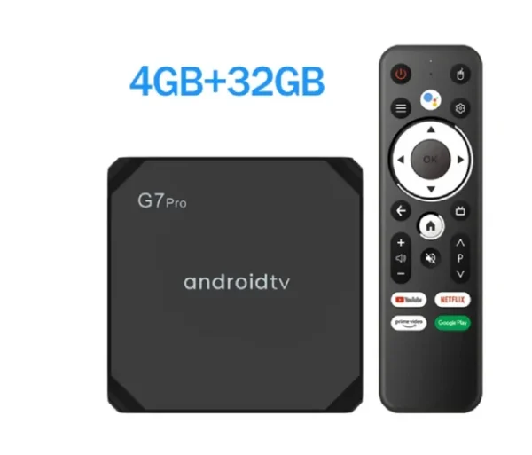 Smart TV Set Top Box, Media Player, Android 11, ATV, G7 Pro, Amlogic S905Y4, 4K HD - Image 5
