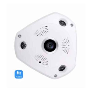 Câmera Panorâmica V380 Pro 2mp 1.44mm, Lente 1080p Full HD CCTV 360º