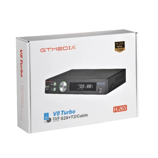 GTMEDIA V8 Turbo Receptor de Satélite DVB-S2, DVB-T2, DVB-C 1080P - Image 6