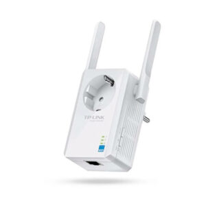 Tp-Link N300 Wi-Fi Range Extender Plugue de Parede com Antenas Externas e AC Pass