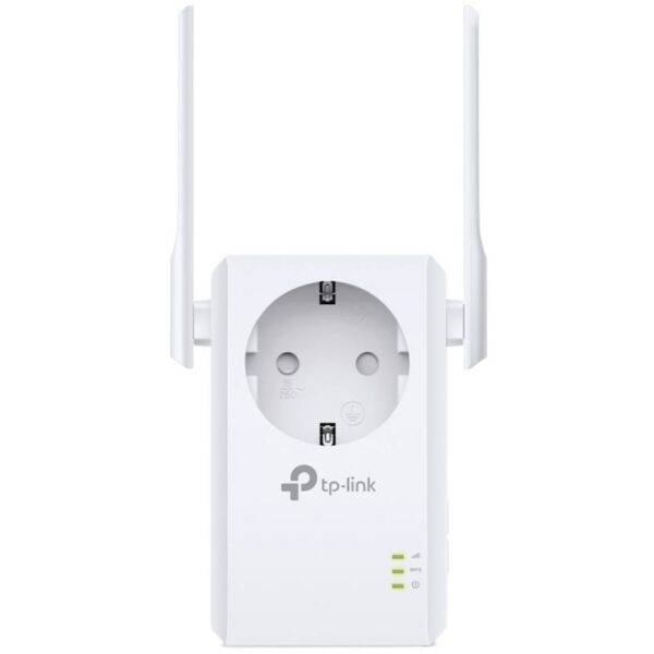 Tp-Link N300 Wi-Fi Range Extender Plugue de Parede com Antenas Externas e AC Pass - Image 2
