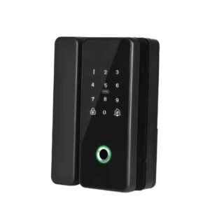 Fechadura de Porta de Vidro Inteligente Tuya WiFi, Teclado De Impressão Digital