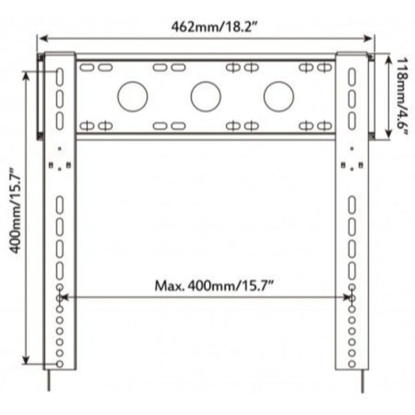 Suporte LCD DAXIS 40Kg